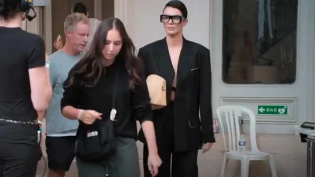 Victoria Beckham B Buckle Glasses worn by Kendall Jenner as seen in The Kardashians (S05E01)