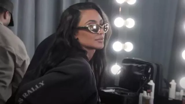 Gafas de sol Balenciaga HRH usadas por Kim Kardashian como se ve en The Kardashians (T05E01)