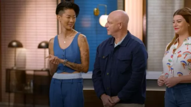 Aya Muse Cosa Pants worn by Kristen Kish as seen in Top Chef (S21E10)