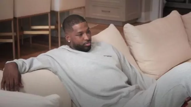 Fear Of God Exclusively For Ermenegildo Zegna Over­sized Sweat­shirt worn by Tristan Thompson as seen in The Kardashians (S05E01)