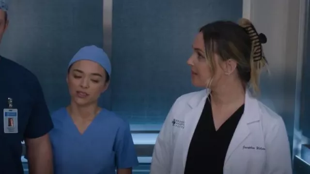 Kitsch Eco-Friendly Oversized Matte Claw Clip worn by Jo Wilson (Camilla Luddington) as seen in Grey's Anatomy (S20E09)