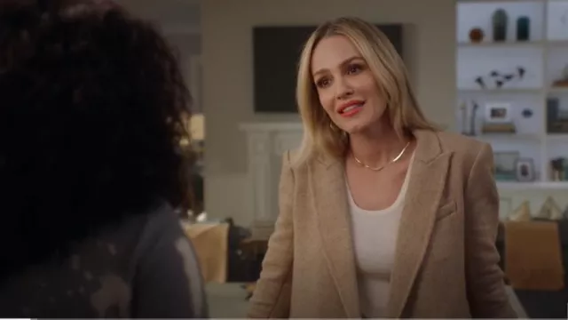 Veronica Beard Oria Dickey Jacket worn by Laura Fine-Baker (Monet Mazur) as seen in All American (S06E09)