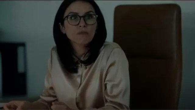 Autograph Silk Rich Long Sleeve Shirt worn by Emma Averill (Vicky McClure) as seen in Insomnia (S01E01)