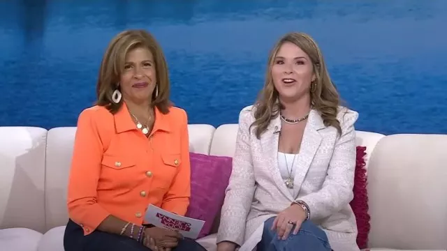 Cartolina Rowan Blazer worn by Jenna Bush Hager as seen in Today with Hoda & Jenna on  May 29, 2024