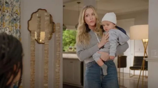 Sandro Etienne Collared Sweater worn by Laura Fine-Baker (Monet Mazur) as seen in All American (S06E10)