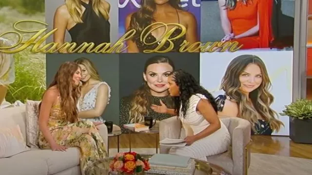 Pantalones Cara Cara Soho usados por Hannah Brown como se ve en Tamron Hall Show el 5 de junio de 2024