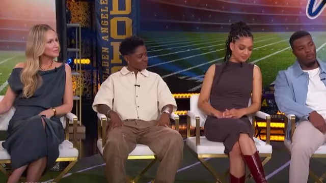 Mikoh Sumba Skirt worn by Monet Mazur as seen in The Jennifer Hudson Show on May 17, 2024
