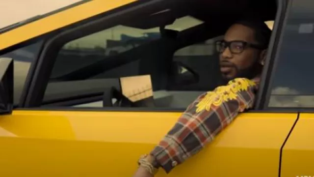 Chrome Hearts Black Square Splat Glasses Worn By Key Glock In Key