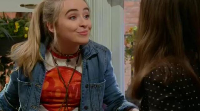 The T Shirt Of Maya Hart Sabrina Carpenter Girl Meets World S3e7