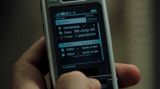 The mobile phone of James Bond (Daniel Craig) in Casino royale