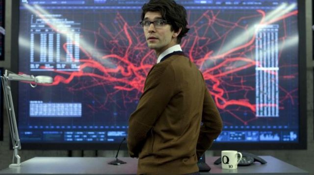 The cup Q10 of Q (Ben Whishaw) in Skyfall