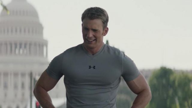 Borgerskab kål skammel The T-shirt Under Armour Steve Rogers / Captain America (Chris Evans) in Captain  America 2 : the soldier of The winter | Spotern