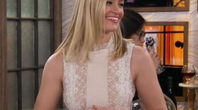 dress seen in 2 broke girls on caroline channing beth behrs