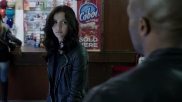 The leather jacket AllSaints Rebecca Sutter (Katie Findlay) Murder S01E07