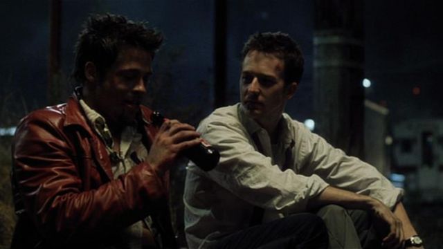 Fight Club Red Leather Jacket-Fight Club Leather Jackets