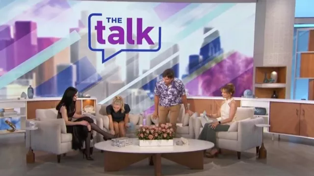 Dolce & Gabbana Kim Stivale Cuissard worn by Krysten Ritter as seen in The Talk on  June 7, 2024