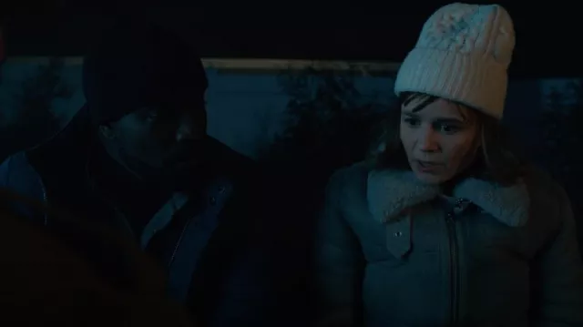 Chaqueta Zadig & Voltaire Kain Shearling usada por Kristen Bouchard (Katja Herbers) como se ve en Evil (T04E01)