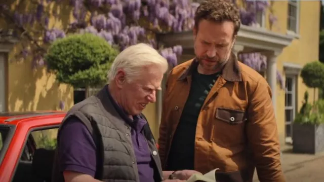 Blue Blanket J11 IT23 Jacket worn by Jason Ross (Rafe Spall) as seen in Trying (S04E03)
