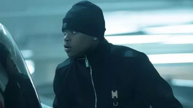 Power Book II: Ghost Outfits: Michael Rainey Jr. is wearing Black Jacket to portray Tariq St. Patrick in season 4, episode 1 of the TV series