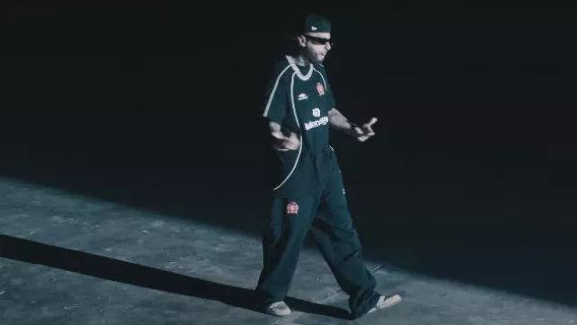 Jordan 1 Retro Low Travis Scott Reverse Mocha worn by Nicky Jam in Chicokis - Nicky Jam x Ryan Castro | Video Oficial
