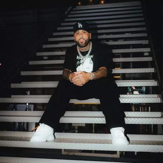 New Era Los Angeles Dodgers Black 9Fifty worn by Nicky Jam on the Instagram account @nickyjam