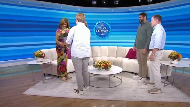 Common Comfort The Penny Sandals worn by Hoda Kotb as seen in Today with Hoda & Jenna on June 14, 2024