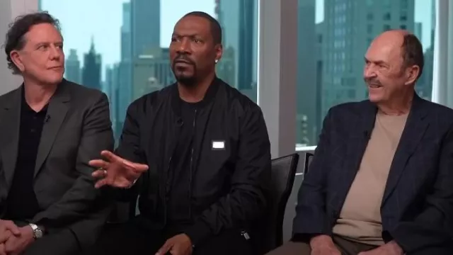 Dolce & GabbanaEssential Logo Casual Jacket worn by Eddie Murphy as seen in Today on  June 18, 2024