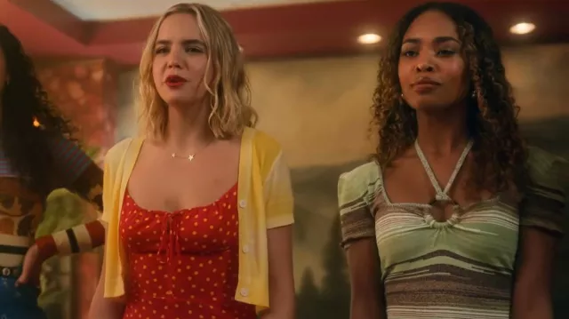 Veronica Beard Kante Dress worn by Faran Bryant (Zaria Simone) as seen in Pretty Little Liars: Original Sin (S02E05)