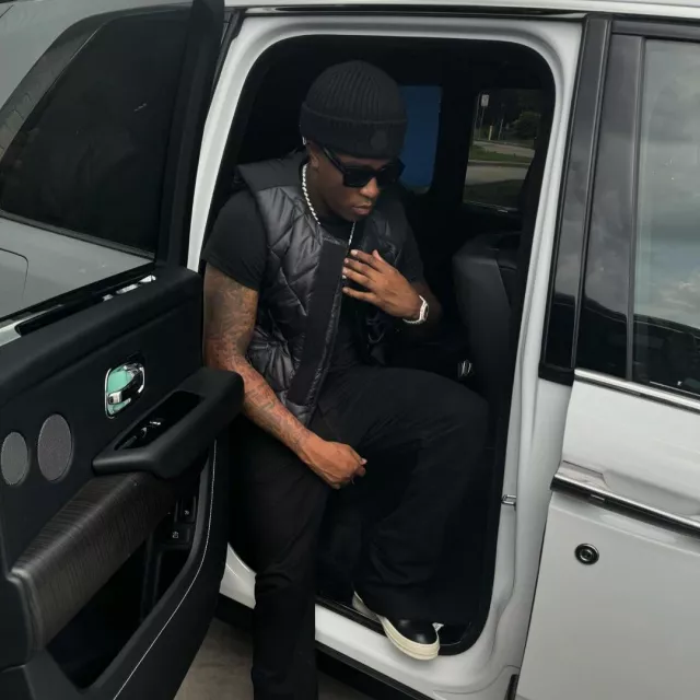 Celine Black Beveled Square Sunglasses (S130) worn by Yungeen Ace on the Instagram account @yungeenace