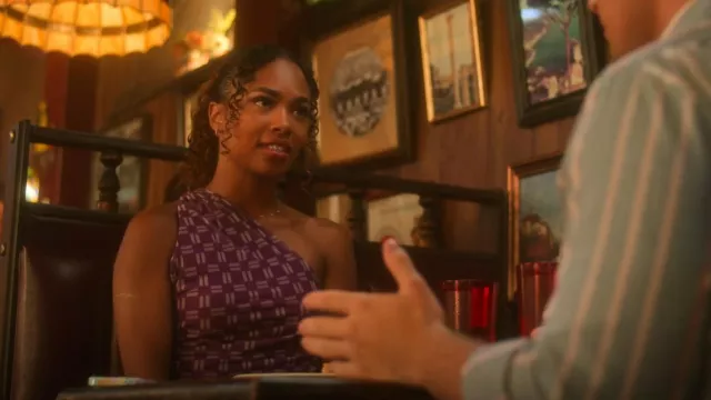Gimaguas Disco Top worn by Faran Bryant (Zaria Simone) as seen in Pretty Little Liars: Original Sin (S02E07)