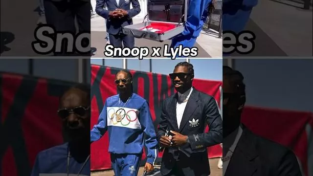 Snoop Dogg is wearing US Olympic Blue Tracksuit for Track & Field Olympic Trials at Eugene on June 2024
