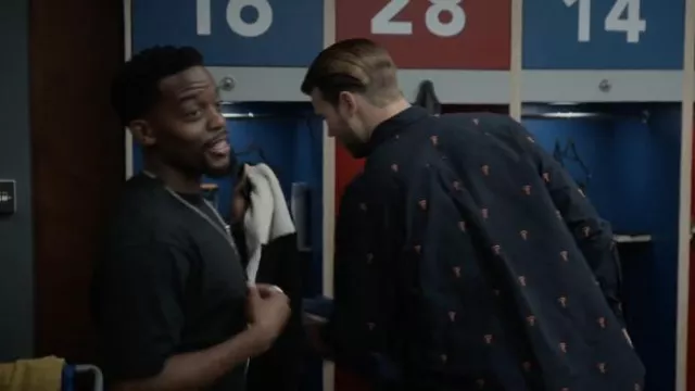 Ted Lasso TV series wardrobe: Jan Maas (David Elsendoorn) wears Long Sleeve Oxford Shirt by Patta in season 3, episode 11