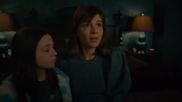 Jonathan Simkhai Levy Tejido de punto melange usado por Kristen Bouchard (Katja Herbers) como se ve en Evil (T04E07)