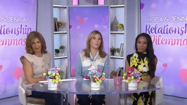 Diane von Furstenberg Vestido Apolo usado por Devyn Simone como se ve en Today with Hoda & Jenna el 2 de julio de 2024