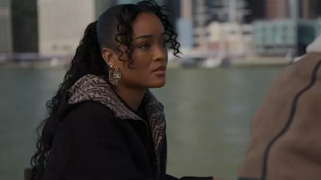 Fendi Timeless Jacket worn by Diana Tejada (LaToya Tonodeo) as seen in Power Book II: Ghost (S04E05)