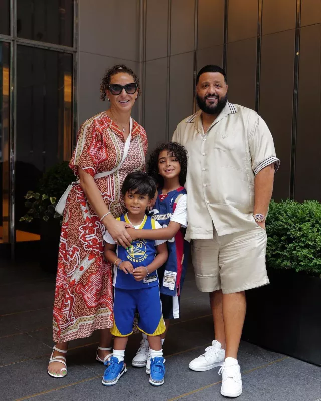 Jordan 1 Retro Low Travis Scott Michael Rubin White Party worn by DJ Khaled on the Instagram account @djkhaled
