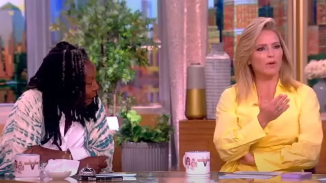 Simkhai Briar Dress worn by Sara Haines as seen in The View on  July 8, 2024