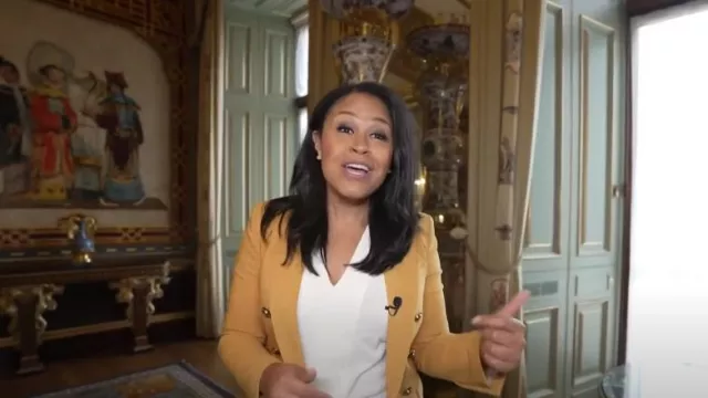 Veste Veronica Beard Miller Dickey portée par Meagan Fitzgerald comme on le voit dans Today le 10 juillet 2024