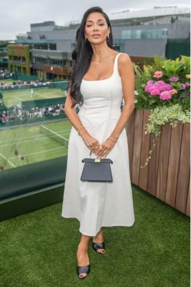 Bvlgari B.Zero1 Ring worn by  Nicole Scherzinger at Wimbledon Championships on July 8, 2024