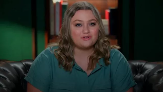 Universal Thread™ Short Sleeve Linen Boilersuit worn by Jill as seen in Claim to Fame (S03E01)