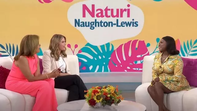 Andrea Iyamah Hibi Shorts in worn by Naturi Naughton as seen in Today with Hoda & Jenna on July 12, 2024