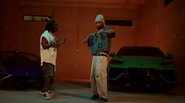 Jordan 3 Retro 5Lab3 Black portée par Key Glock dans Jackboy - Really Rich (Official Video) (feat. Key Glock)