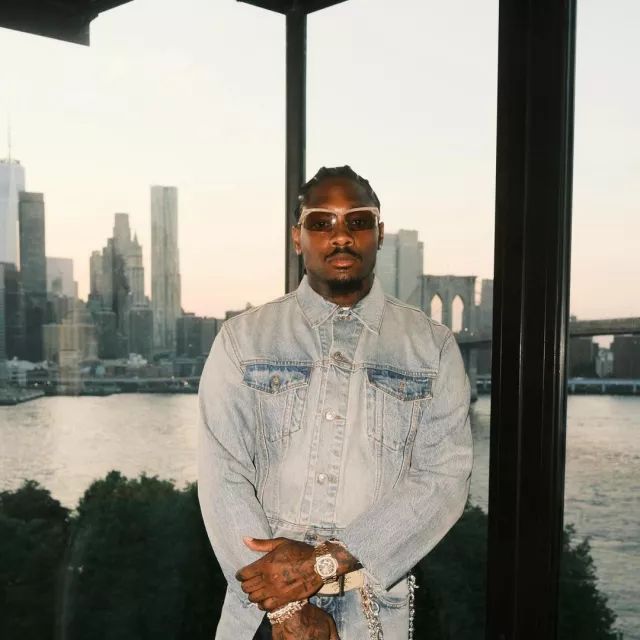 Prada Light Pink Clear Morph Sunglasses worn by Stefon Diggs on the Instagram account @stefondiggs