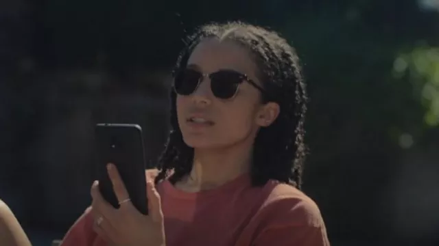 Ray Ban Clubmaster Classic Sunglasses worn by Jaden Sabich (Chase Infiniti) as seen in Presumed Innocent (S01E01)