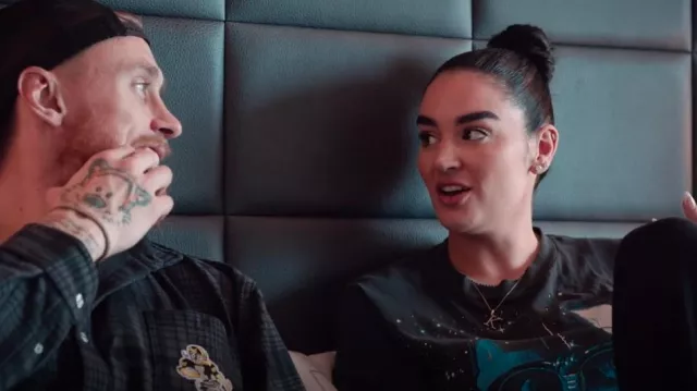 Star Wars Darth Vader T Shirt worn by Claire Kittle as seen in Receiver (S01E05)
