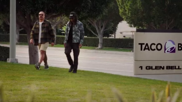 Dior Peter Doig Camo Jacket worn by Davante Adams as seen in Receiver (S01E05)