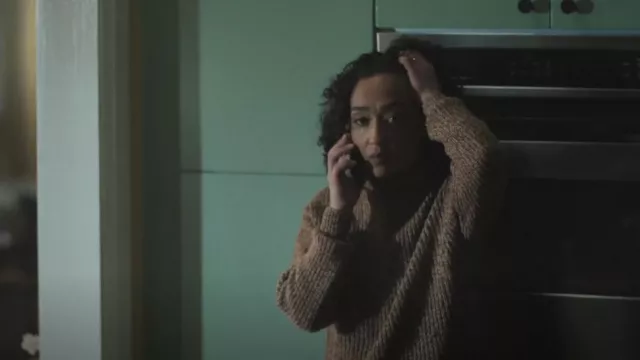 Autumn Cashmere Oversized Cashmere Turtleneck worn by Barbara Sabich (Ruth Negga) as seen in Presumed Innocent (S01E07)