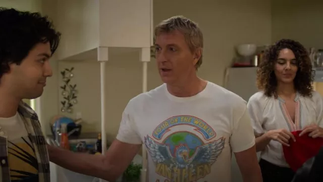 Marine Layer Bea Top worn by Carmen Diaz (Vanessa Rubio) as seen in Cobra Kai (S06E01)