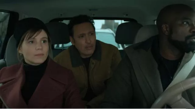 Chaqueta Depot de algodón de 4 bolsillos para hombre de Levi's con cuello de pana usada por Ben Shakir (Aasif Mandvi) como se ve en Evil (T04E08)