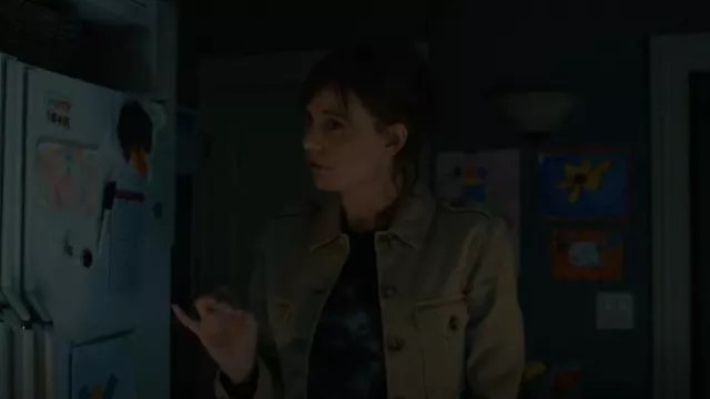 Paige Pacey Veste courte portée par Kristen Bouchard (Katja Herbers) comme on le voit dans Evil (S04E10)